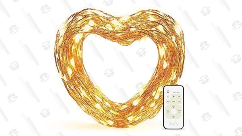 Eufy 33' Copper String Lights with Remote | $10 | Amazon Eufy 33' Copper String Lights without Remote | $5 | Amazon | Promo code EUFY0816